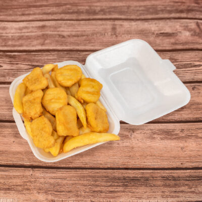 Chicken nuggets (8) & chips